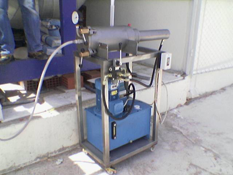 Paslanmaz Çelik Manuel Kuru Buz Makinası