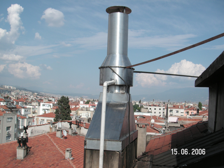 Paslanmaz Çelik Sulu Baca Sistemi