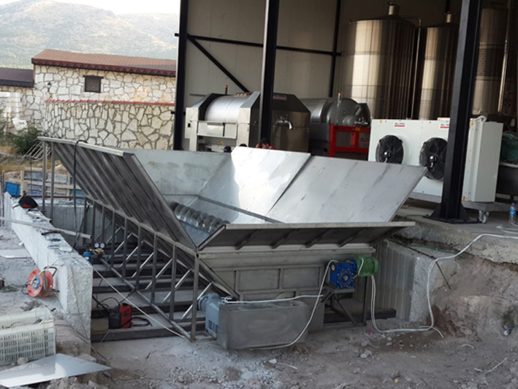 Paslanmaz Çelik Hooper Üzüm Taşıma